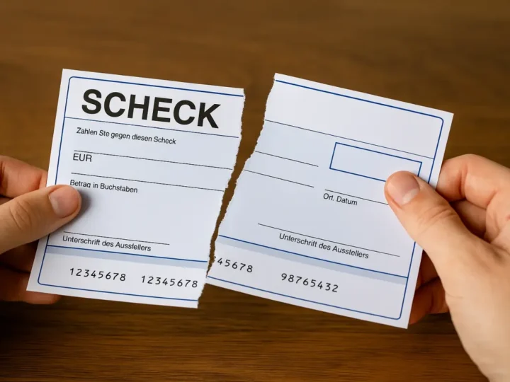 Bundesbank stoppt Schecks, ab 2027 ist Schluss