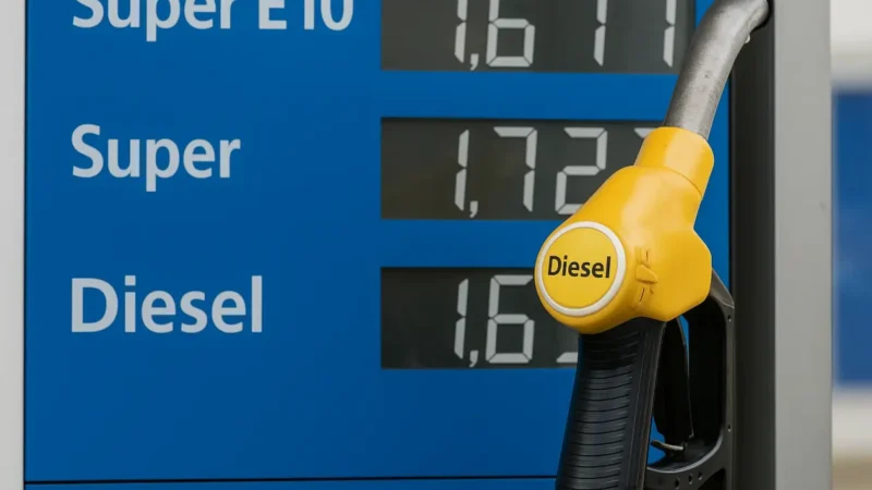 Dieselpreis schießt hoch, ADAC fordert Entlastung