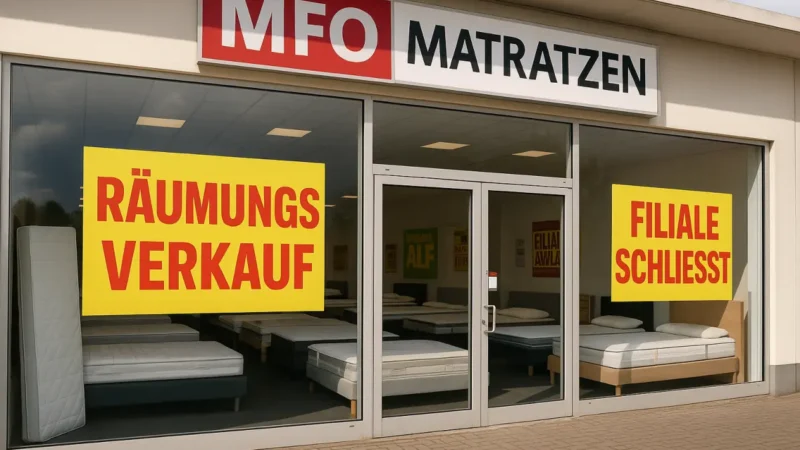 Matratzen Direct AG schließt alle Filialen