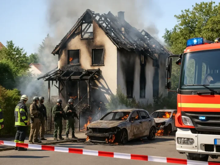 Sprengfallen nach Brand in München