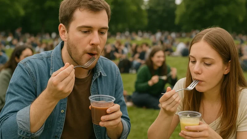 Pudding-Trend: Mit der Gabel essen