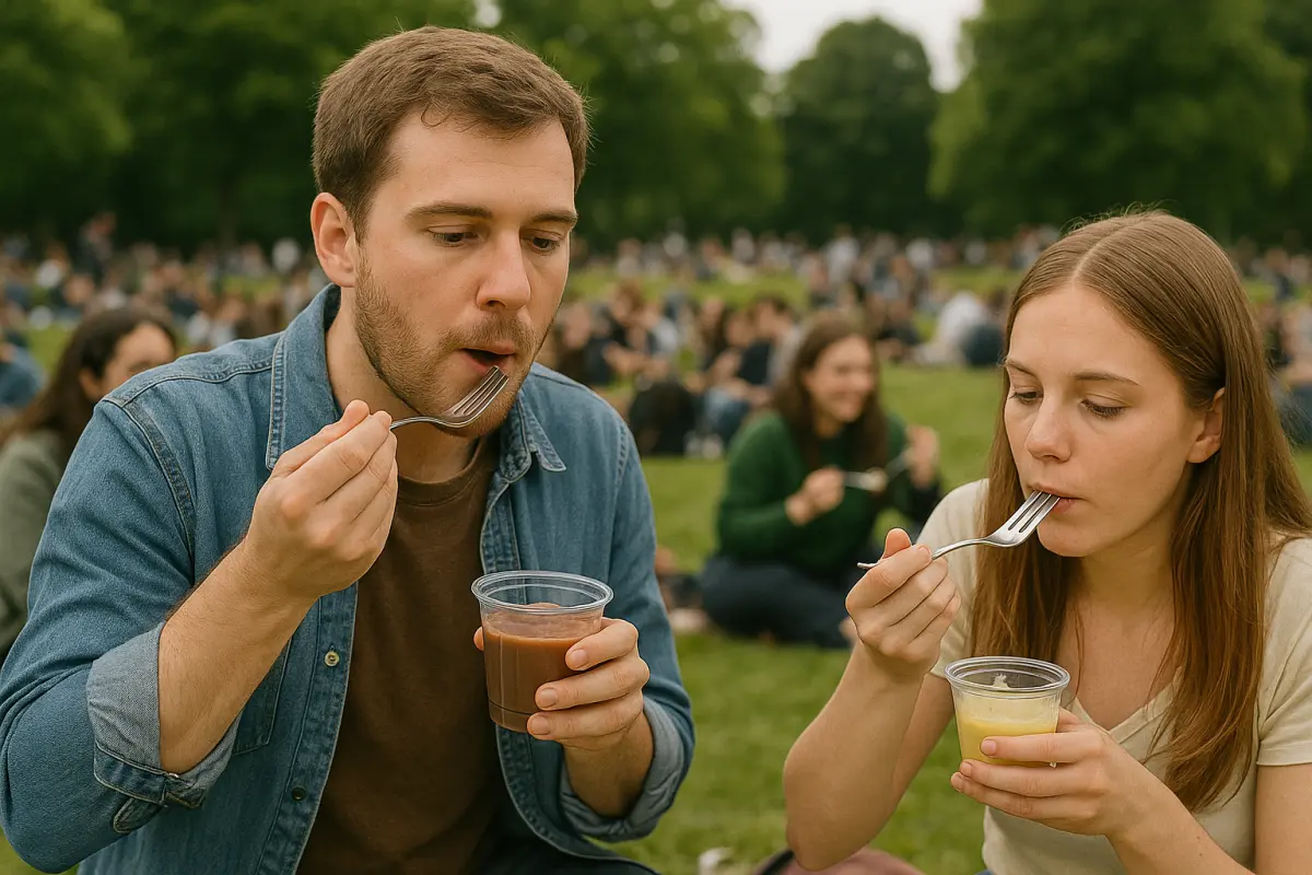 Pudding-Trend: Mit der Gabel essen