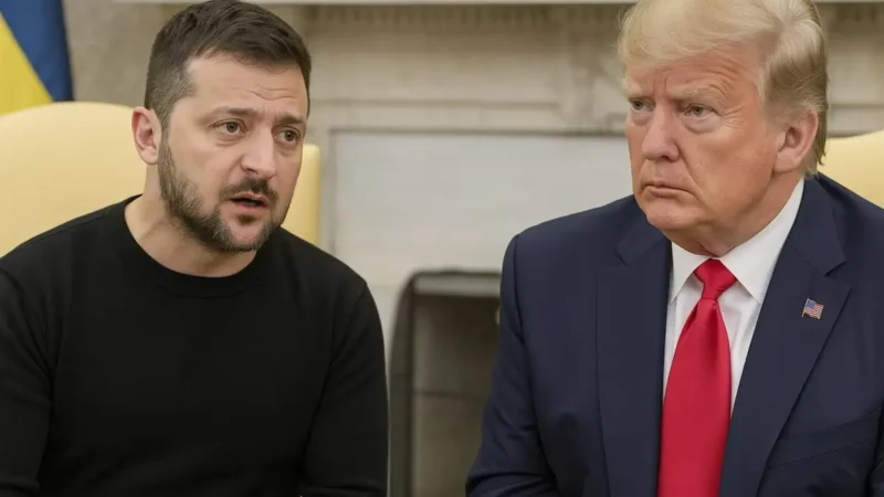 Selenskyj will reden, Trump: „Stoppt, wo ihr seid“