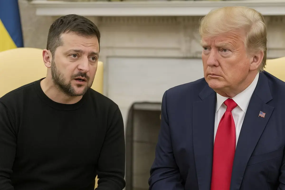 Selenskyj will reden, Trump: „Stoppt, wo ihr seid“