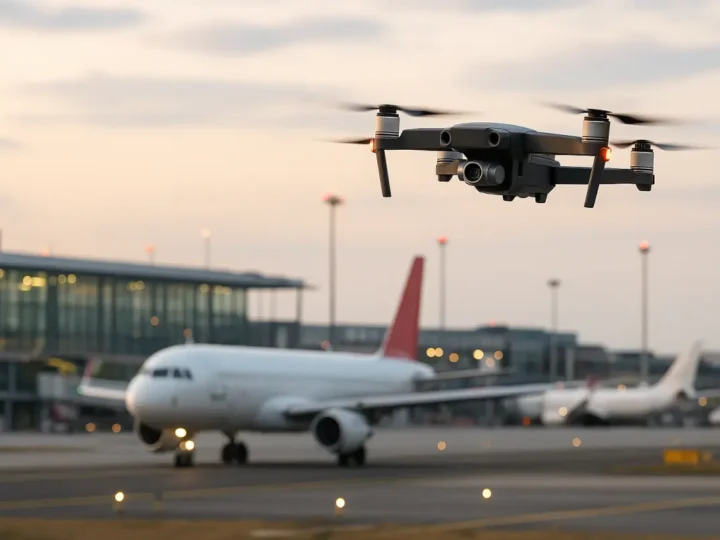 Drohne am BER: Flüge gestört & Umleitungen