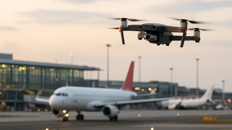 Drohne am BER: Flüge gestört & Umleitungen