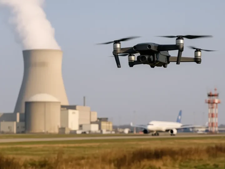 Drohnenalarm über Kraftwerk in Belgien