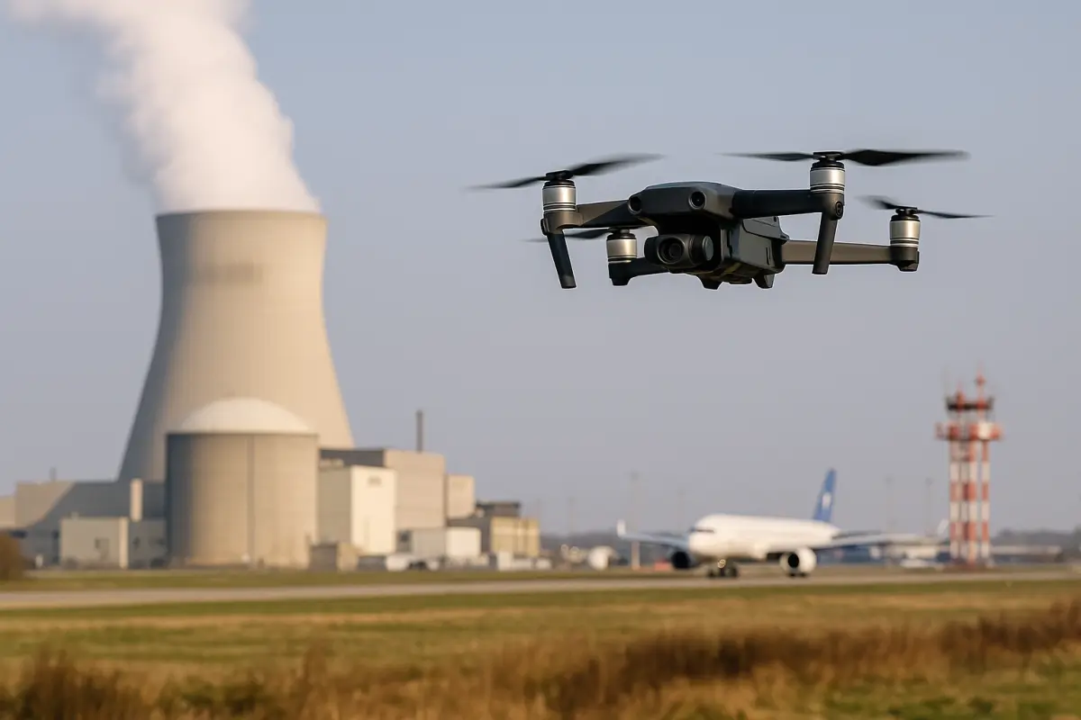 Drohnenalarm über Kraftwerk in Belgien