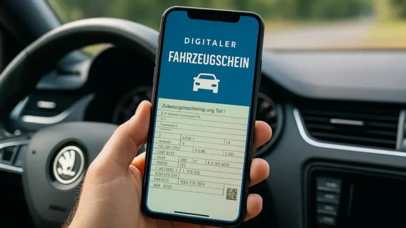 i-Kfz-App: Fahrzeugschein wird digital