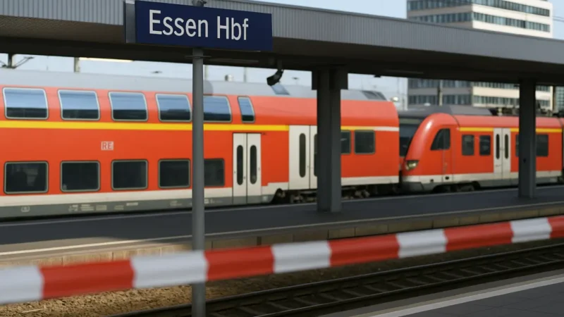 Essener Hauptbahnhof komplett gesperrt