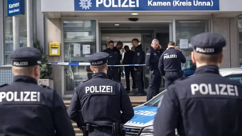Mann erschießt sich in Polizeiwache Kamen