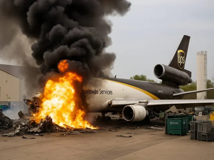 UPS-Frachtflugzeug stürzt bei Louisville ab