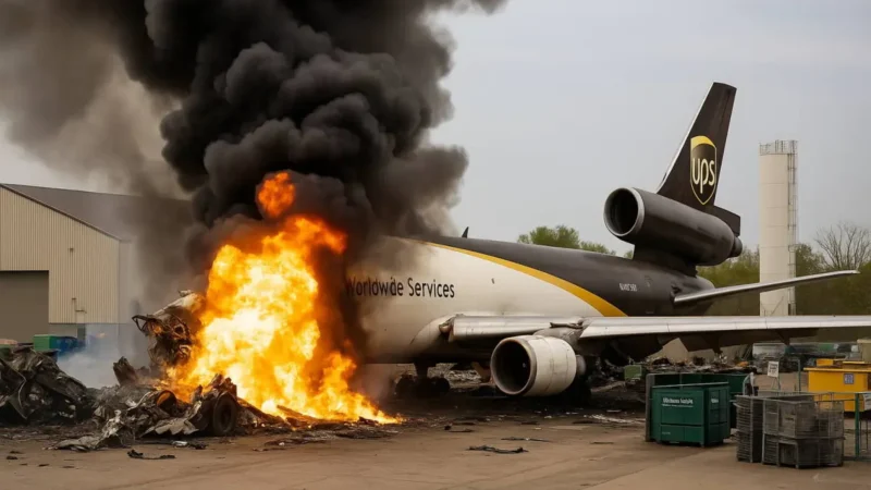 UPS-Frachtflugzeug stürzt bei Louisville ab