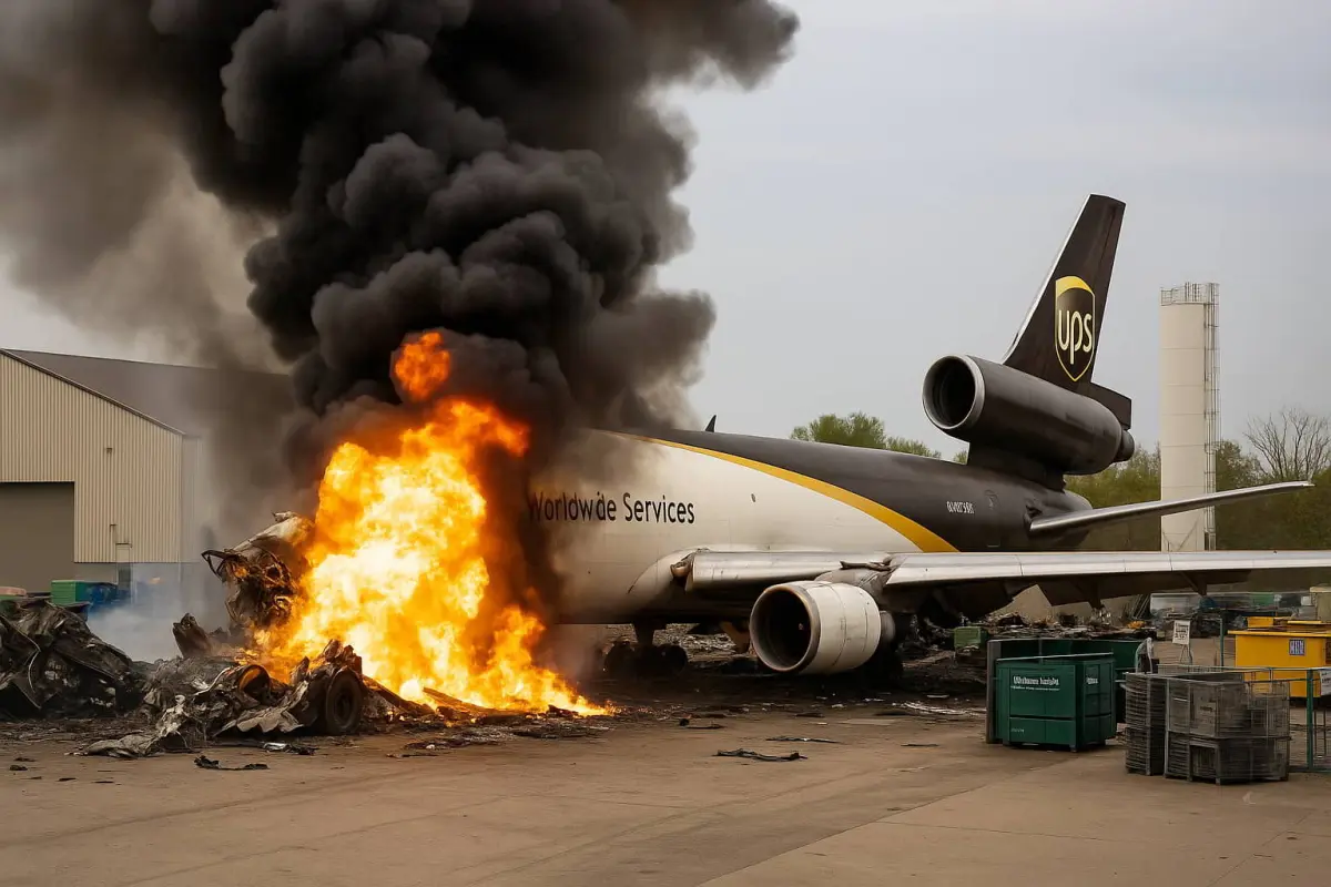 UPS-Frachtflugzeug stürzt bei Louisville ab