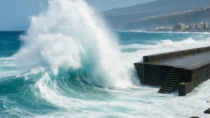 Tödliche Riesenwellen auf Teneriffa