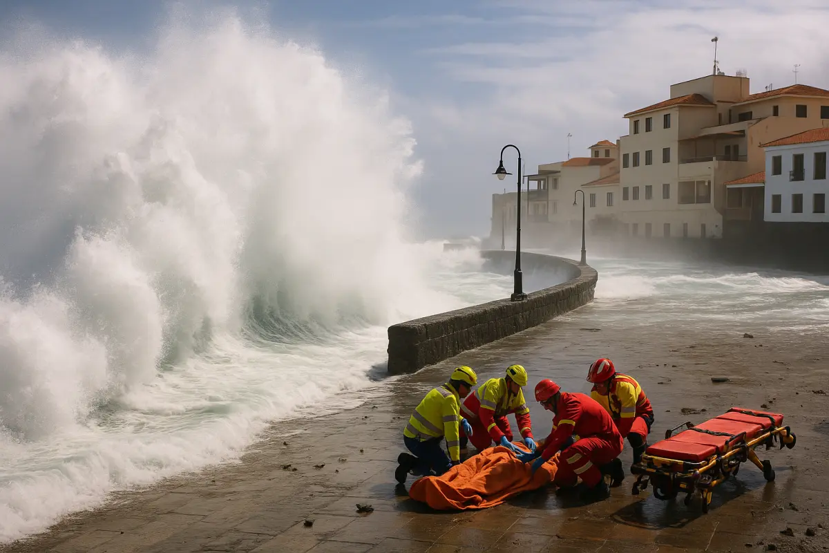Teneriffa: Drei Tote durch Riesenwellen