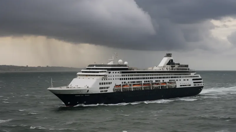 Sturm stoppt Kreuzfahrtschiff vor Portugal