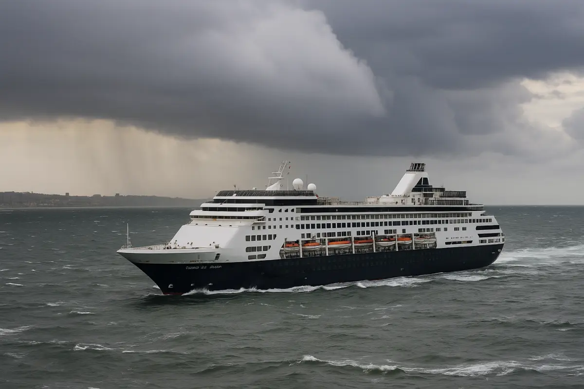 Sturm stoppt Kreuzfahrtschiff vor Portugal