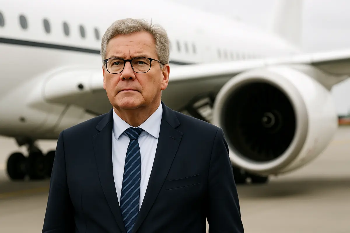 Wadephul gestrandet, Regierungsflieger kaputt