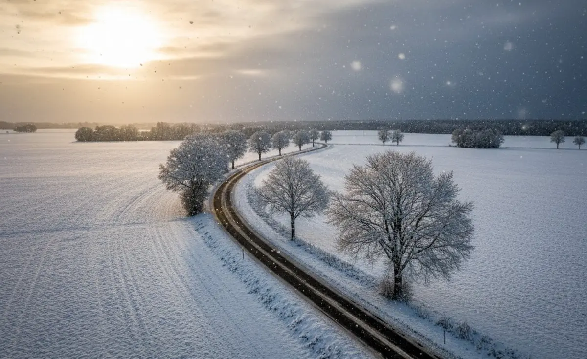Glätte-Alarm: Schnee kommt bis ins Flachland