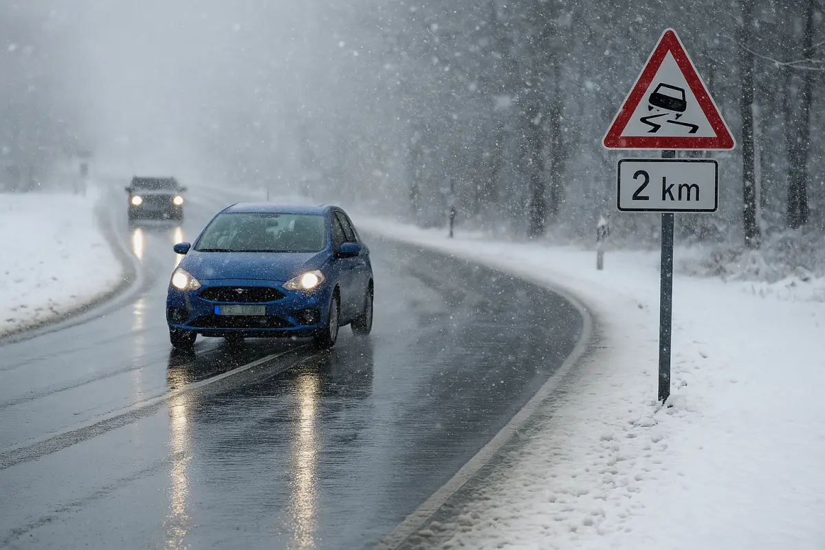 Alarmstufe Rot: Gefrierender Regen im Süden