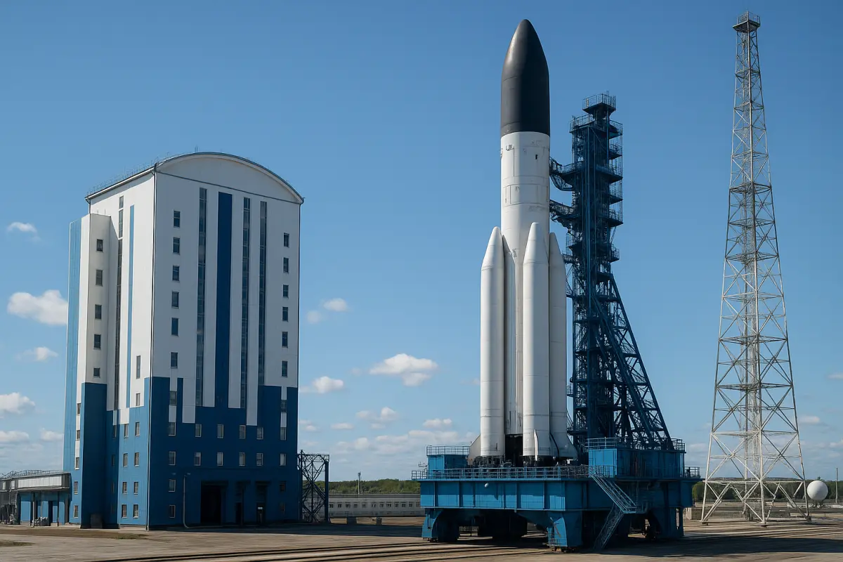 Putins Weltraumbahnhof ohne Strom