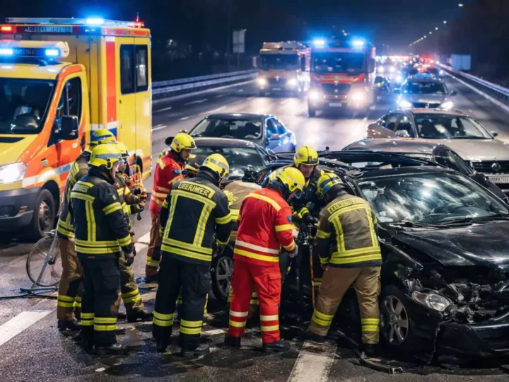 Zwölf Verletzte nach Unfall auf der A3