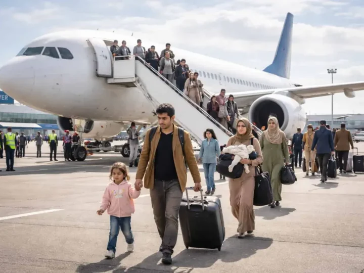 141 Afghanen landen in Hannover