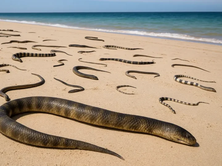 Rätselhaftes Seeschlangen-Sterben in Australien