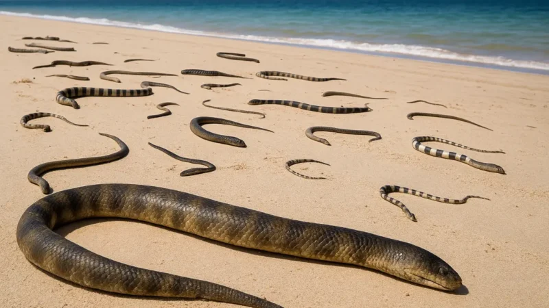Rätselhaftes Seeschlangen-Sterben in Australien