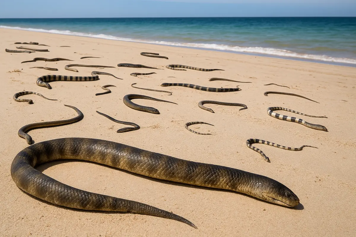 Rätselhaftes Seeschlangen-Sterben in Australien