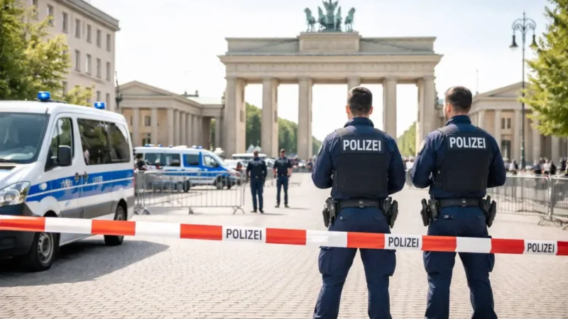 Berlin: Polizei kündigt Zentrumssperren an