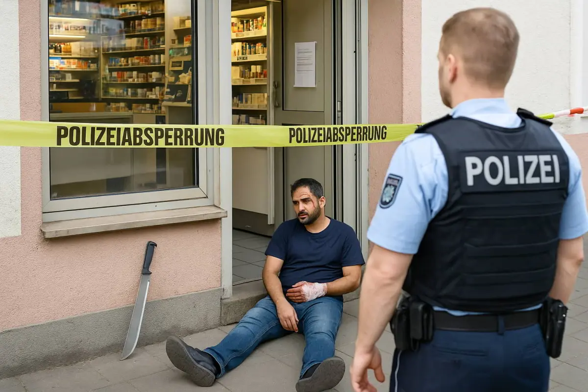 13-Jährige greifen Kioskbetreiber mit Machete an