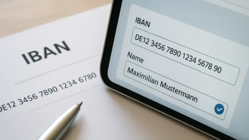 Warnung: IBAN-Check offenbart sensible Daten