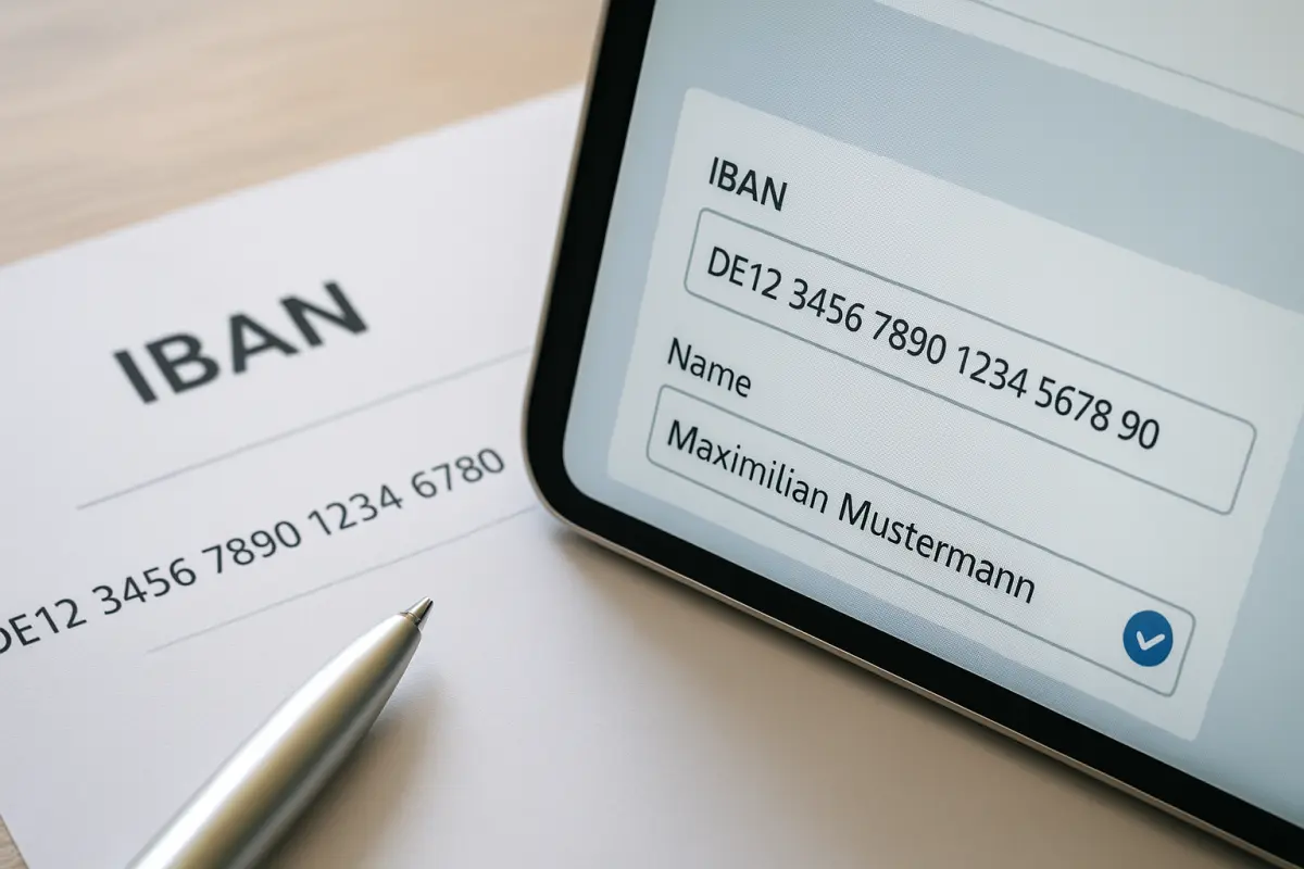 Warnung: IBAN-Check offenbart sensible Daten