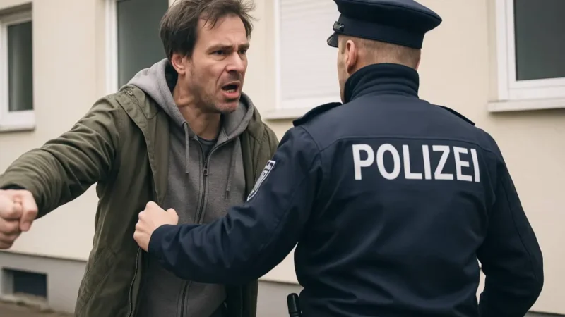 Vater attackiert Polizei bei Kindesabnahme