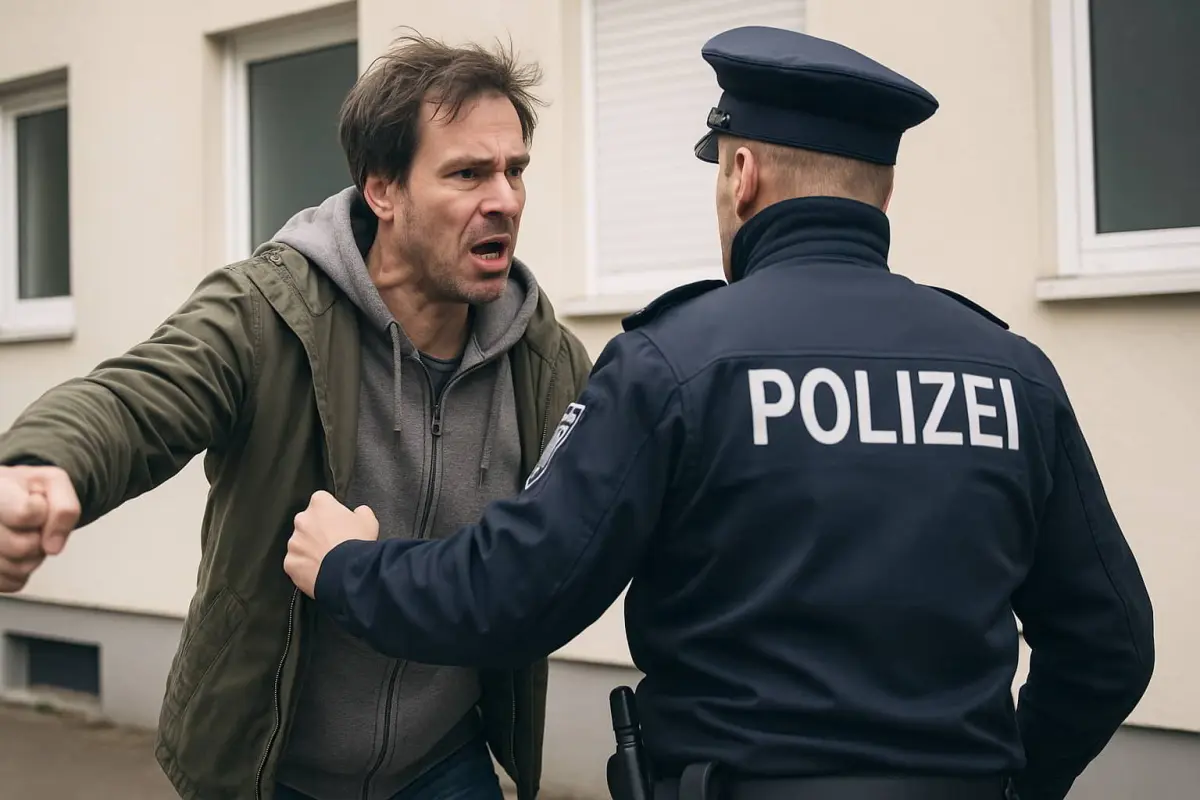 Vater attackiert Polizei bei Kindesabnahme