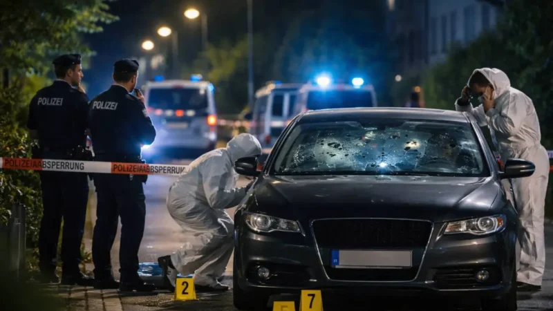 Schüsse auf Auto in Köln: Mann schwer verletzt