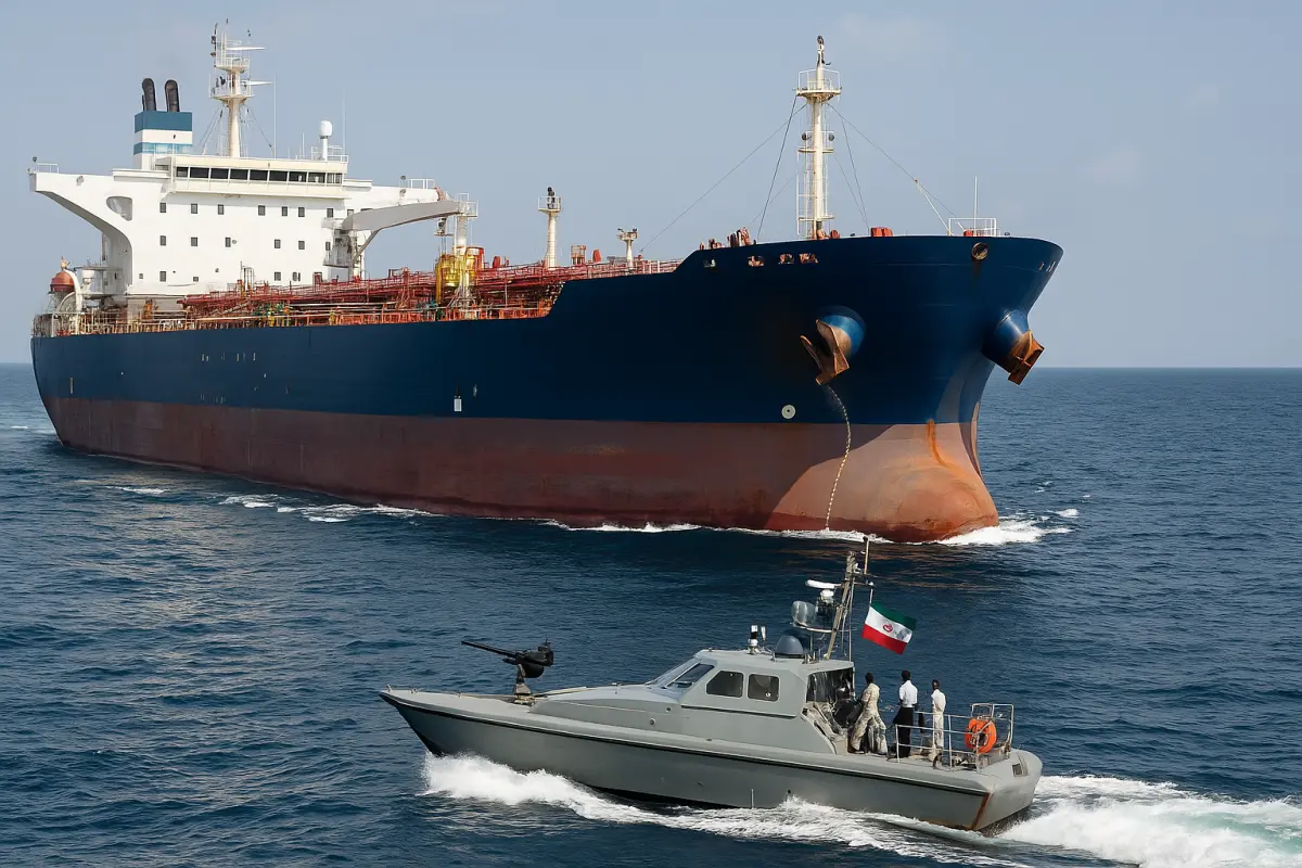 Iran stoppt Öltanker im Golf von Oman