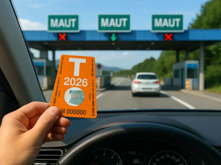 Österreich erhöht Maut, Klebevignette endet 2026