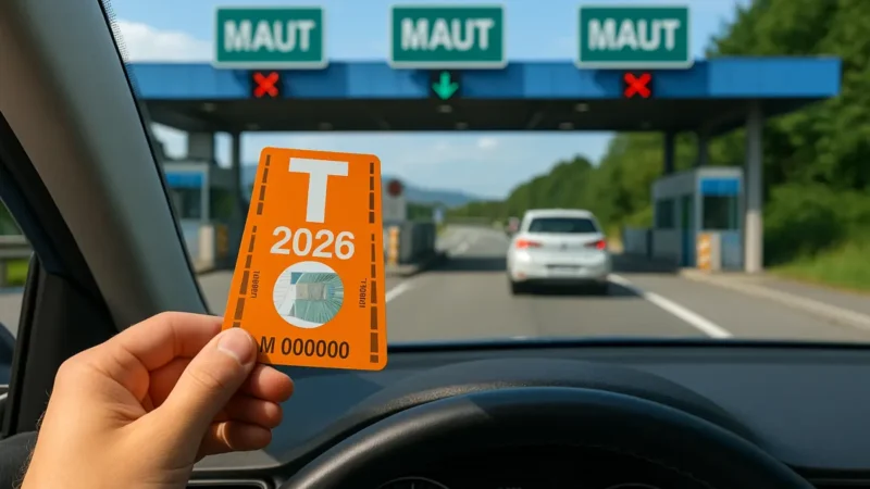 Österreich erhöht Maut, Klebevignette endet 2026