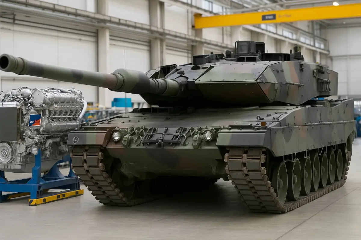 Rolls-Royce baut 300 neue Leopard-2-Motoren
