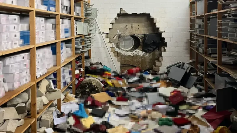 Filmreifer Bankeinbruch in Gelsenkirchen