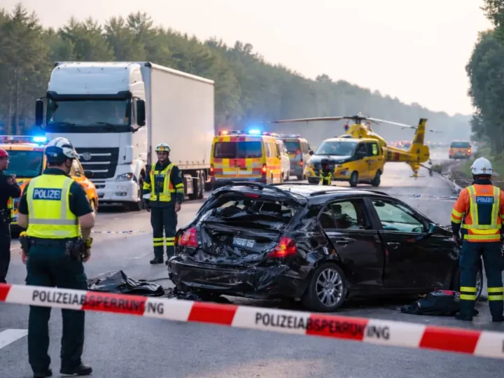 A43 nach tödlichem Unfall gesperrt