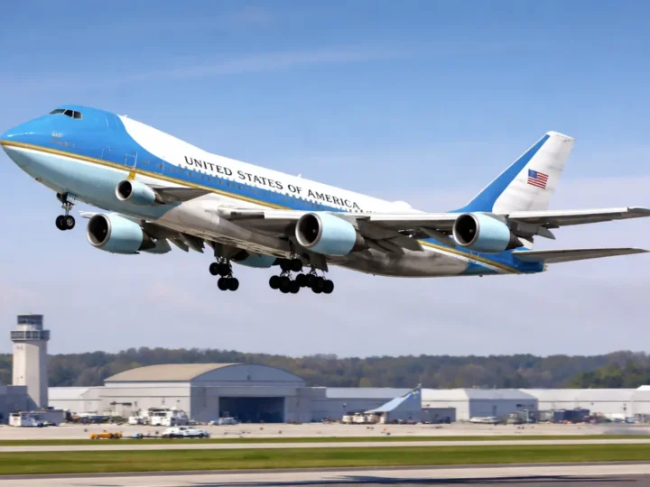 Air Force One kehrt nach Start um