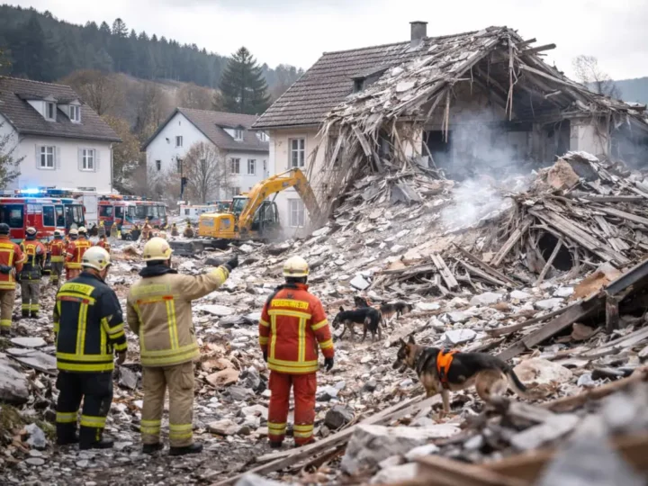 Explosion Albstadt: Drei Tote, Ermittlungen laufen