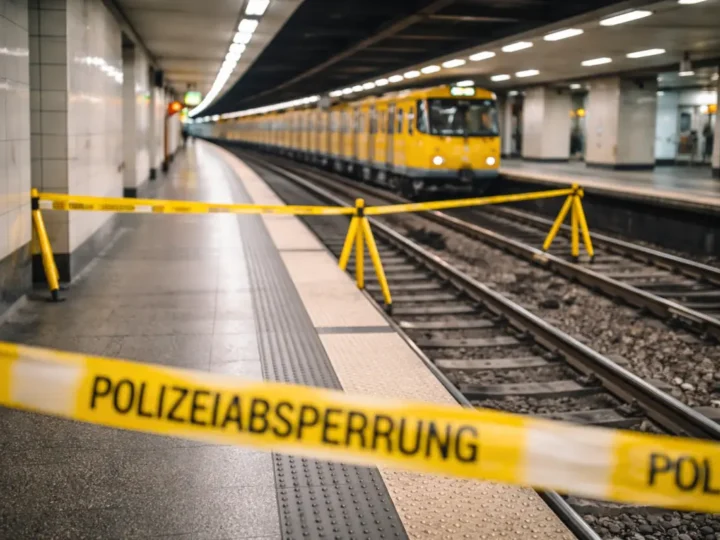 Tödlicher Stromschlag im Berliner U-Bahnhof