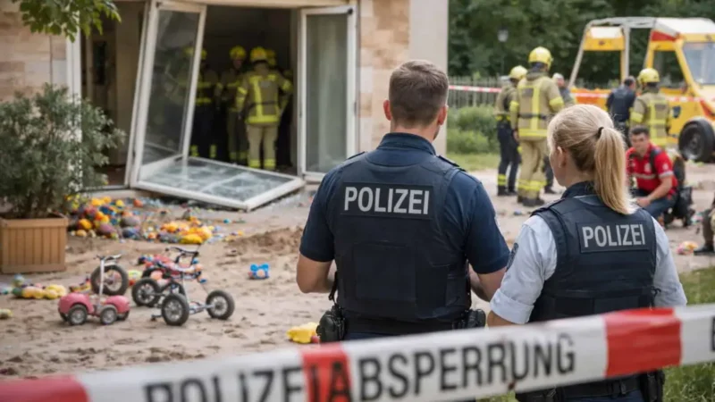 Kita-Unglück: Fünfjähriger stirbt nach Türsturz