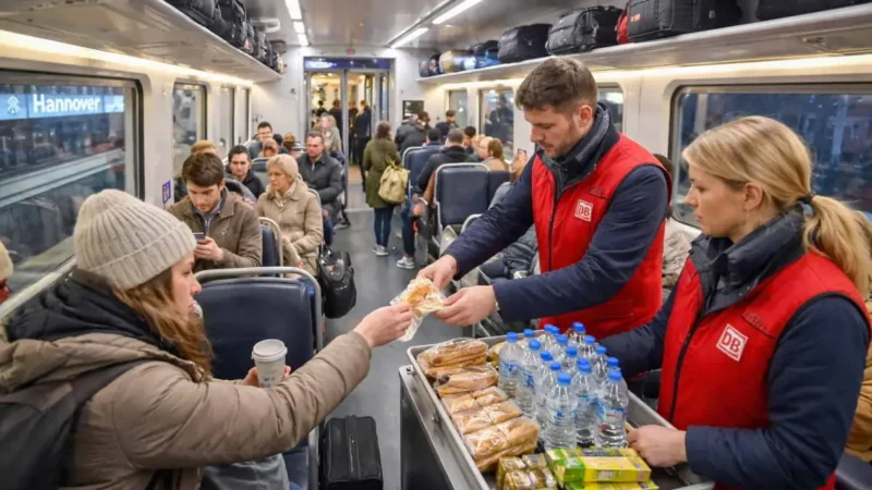 Bahn öffnet Aufenthaltszug für Gestrandete