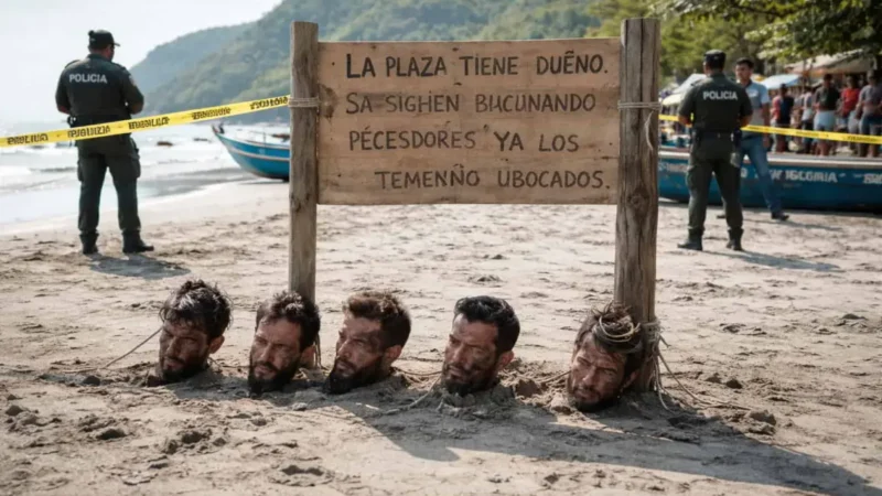 Köpfe am Strand: Gewalt eskaliert in Ecuador